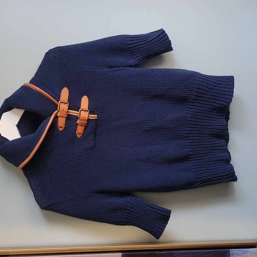 Ralph Lauren 100% Cotton short sleeve cable knit sweater Women's size small